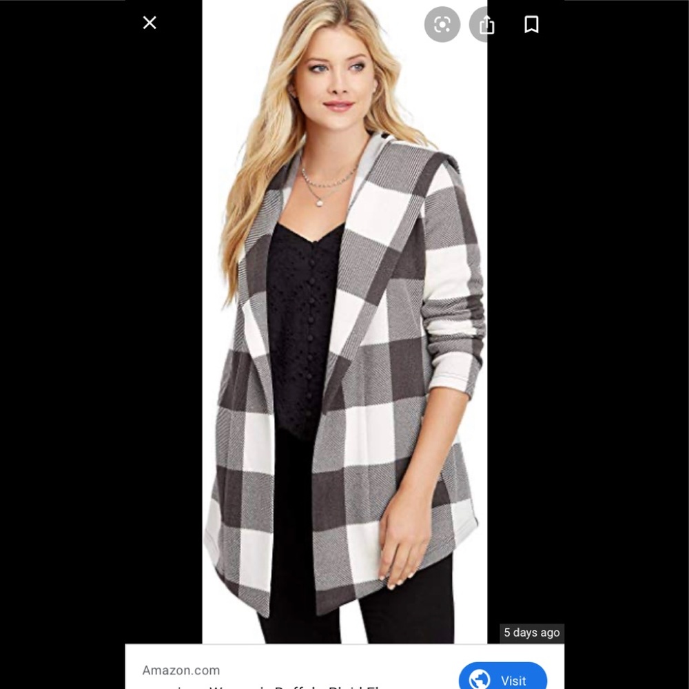 Excellent condition plaid sweater